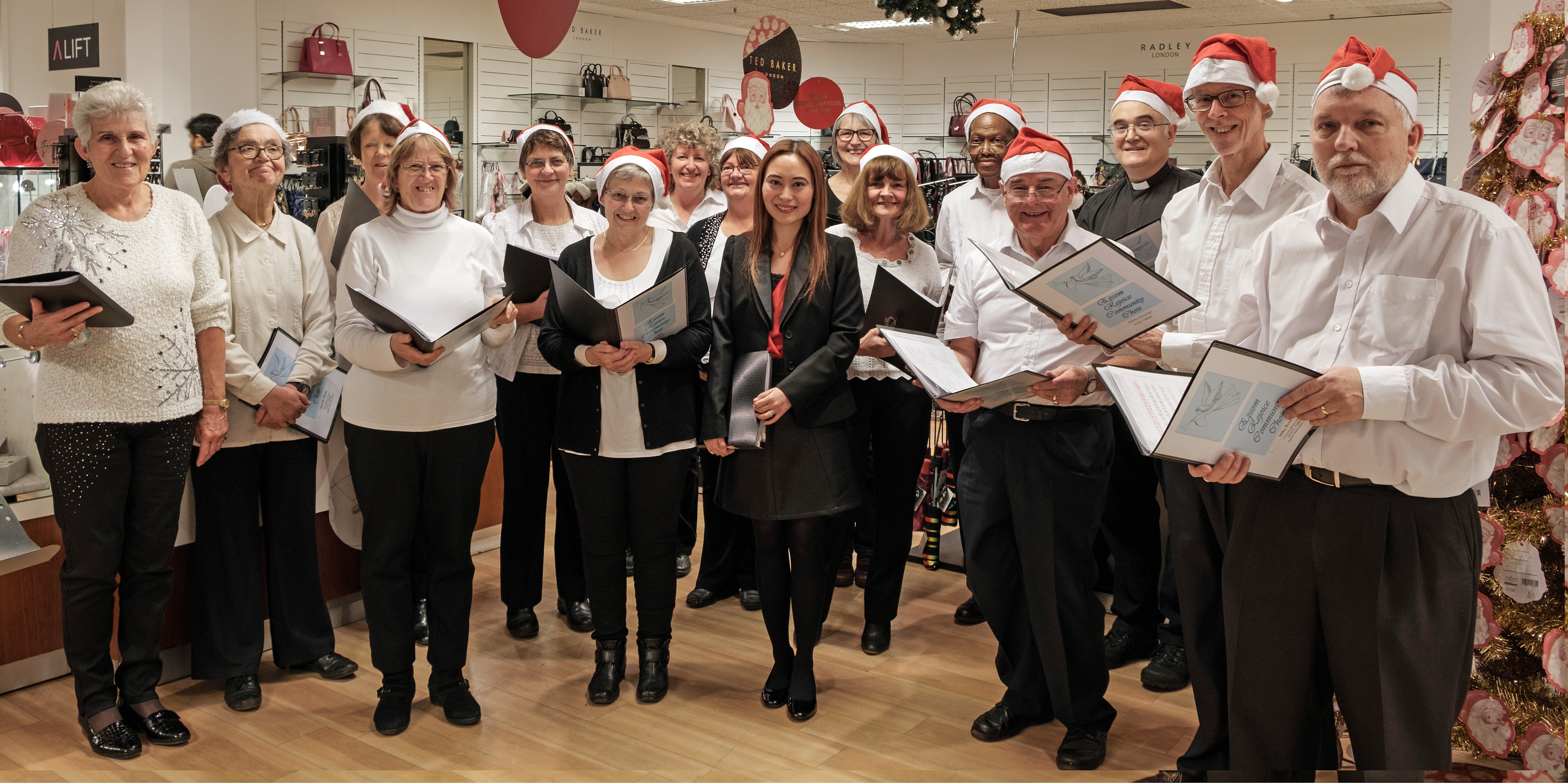 Rejoice choir in Ashley centre